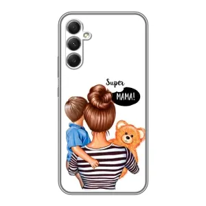 Чехлы для МАМЫ на Samsung Galaxy A34 (Мама и сын)