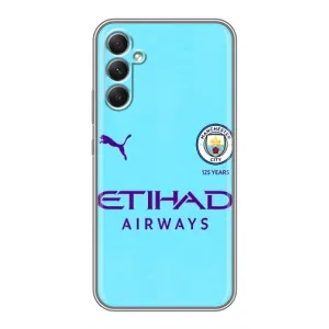 Силиконовые Чехлы принт Футбол на Samsung Galaxy A34 (Man City)