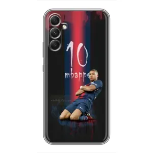 Чехол (TPU) с Футболистом на Samsung Galaxy A34 (MBAPPE 10)