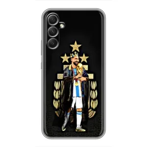 Чехлы Лео Месси Аргентина для Samsung Galaxy A34 (Месси король)