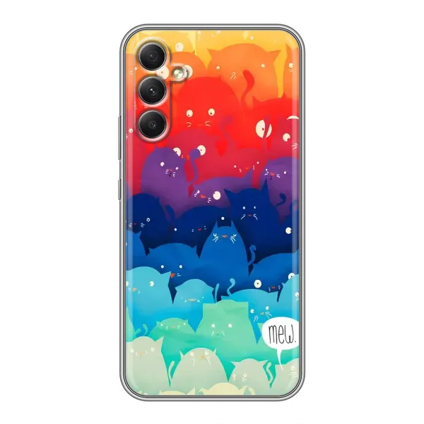 Чохол з малюнком «Mew» для Samsung Galaxy A34
