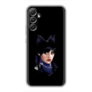 Чохол з картинкою Венсдей на Samsung Galaxy A34 (Мила Венсдей)