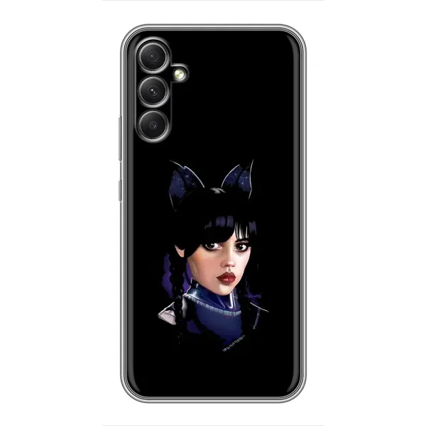 Чехол с рисунком «Милая Уэнсдей» для Samsung Galaxy A34 Чехол с рисунком «Милая Уэнсдей» для Samsung Galaxy A34