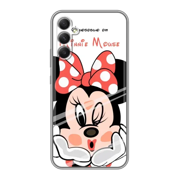 Чехол с рисунком «Minni Mouse» для Samsung Galaxy A34 Чехол с рисунком «Minni Mouse» для Samsung Galaxy A34