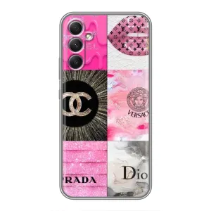 Чехол (Dior, Prada, YSL, Chanel) для Samsung Galaxy A34 (Модница)