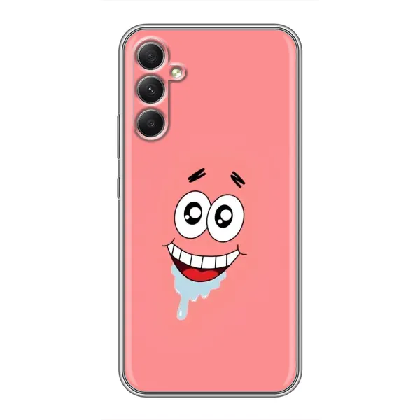 Чехол с рисунком «Мордочка Патрика» для Samsung Galaxy A34 Чехол с рисунком «Мордочка Патрика» для Samsung Galaxy A34