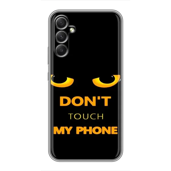 Чехол с рисунком «Не трогай мой телефон» для Samsung Galaxy A34 Чехол с рисунком «Не трогай мой телефон» для Samsung Galaxy A34