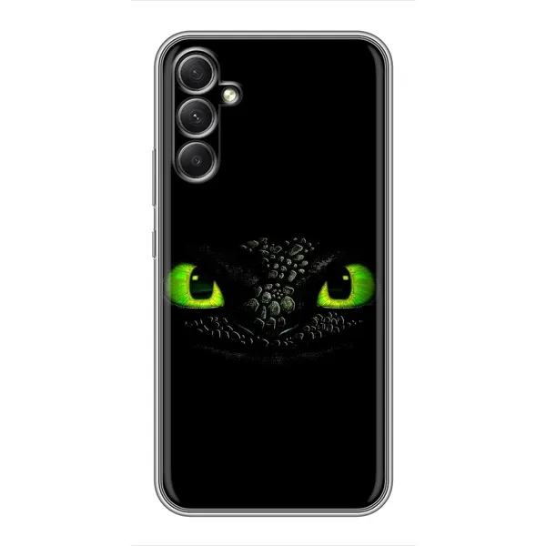 Чехол с рисунком «Глаза Беззубика» для Samsung Galaxy A34 Чехол с рисунком «Глаза Беззубика» для Samsung Galaxy A34