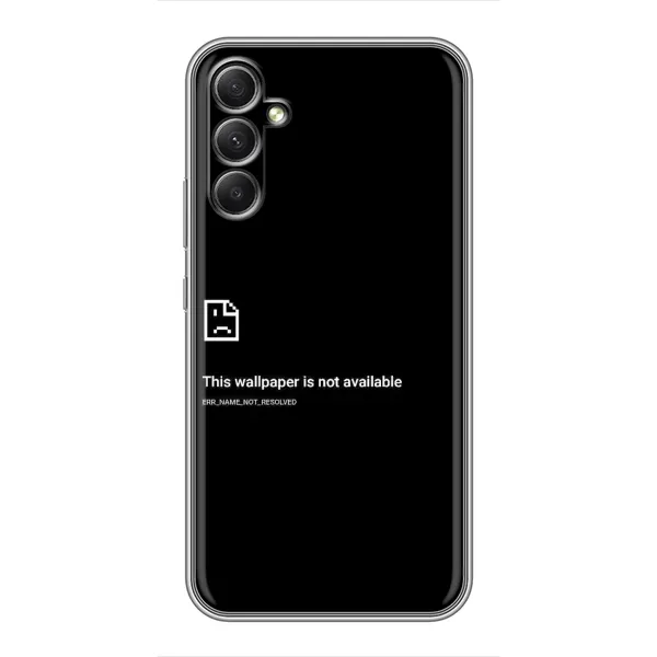 Чехол с рисунком «Ошибка» для Samsung Galaxy A34 Чехол с рисунком «Ошибка» для Samsung Galaxy A34