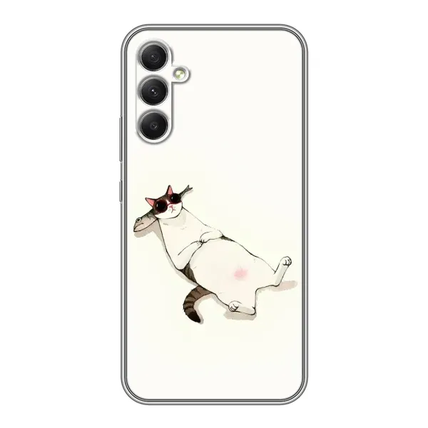 Чехол с рисунком «Отдых» для Samsung Galaxy A34 Чехол с рисунком «Отдых» для Samsung Galaxy A34