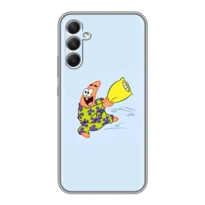 Чохли з Патріком на Samsung Galaxy A34 (Патрік із подушкою)