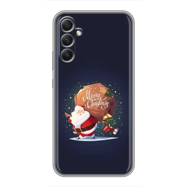 Чехол с рисунком «Подарки от Санты» для Samsung Galaxy A34 Чехол с рисунком «Подарки от Санты» для Samsung Galaxy A34