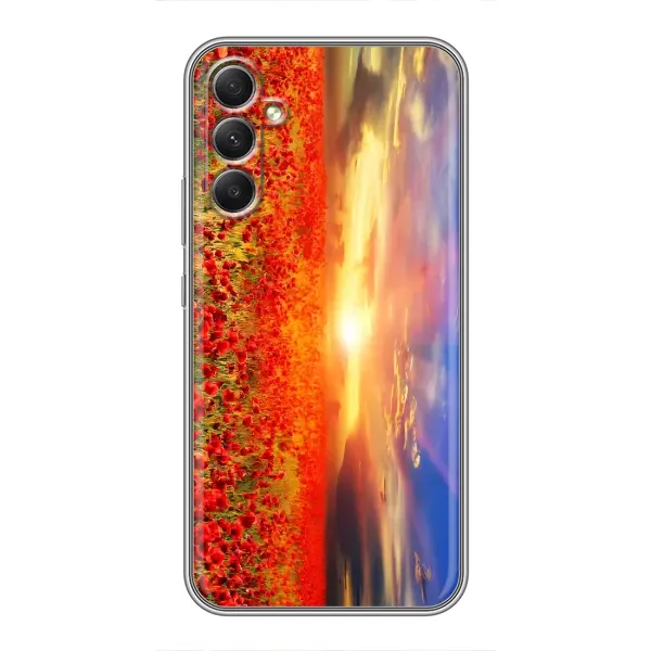 Чехол с рисунком «Поле тюльпанов» для Samsung Galaxy A34 Чехол с рисунком «Поле тюльпанов» для Samsung Galaxy A34