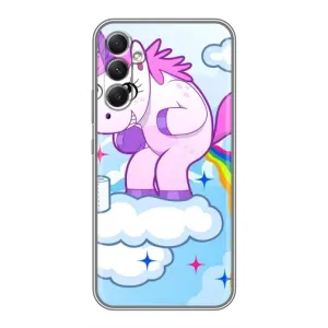 Чохол Unicorn на Samsung Galaxy A34 (Веселка Єдиноріга)