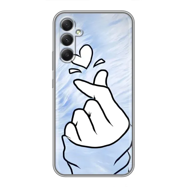 Чехол с рисунком «Сердечка знак» для Samsung Galaxy A34 Чехол с рисунком «Сердечка знак» для Samsung Galaxy A34
