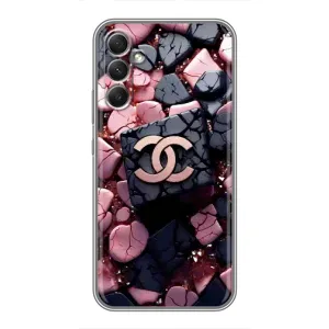 Чехол (Dior, Prada, YSL, Chanel) для Samsung Galaxy A34 (Шанель)