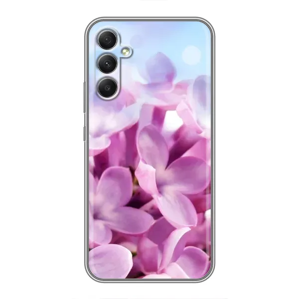 Чехол с рисунком «Сиреневые цветы» для Samsung Galaxy A34 Чехол с рисунком «Сиреневые цветы» для Samsung Galaxy A34