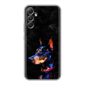 Бампер для Samsung Galaxy A34 с картинкой "Песики" (Собака Мопс)