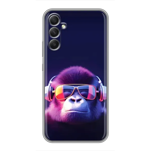Чехол с рисунком «Стильная обезьяна» для Samsung Galaxy A34 Чехол с рисунком «Стильная обезьяна» для Samsung Galaxy A34