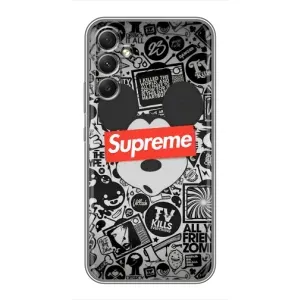 Чехол с Брендами одежды на Самсунг А34 (Supreme Маус)