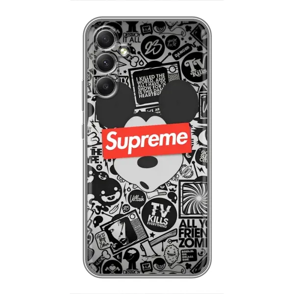 Чехол с рисунком «Supreme Маус» для Samsung Galaxy A34 Чехол с рисунком «Supreme Маус» для Samsung Galaxy A34