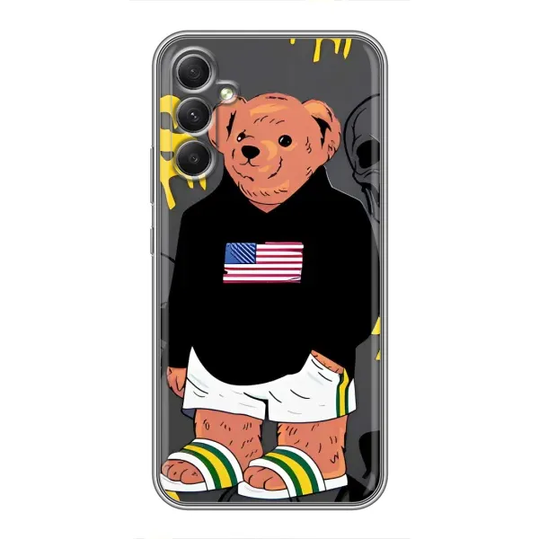 Чехол с рисунком «Teddy USA» для Samsung Galaxy A34 Чехол с рисунком «Teddy USA» для Samsung Galaxy A34
