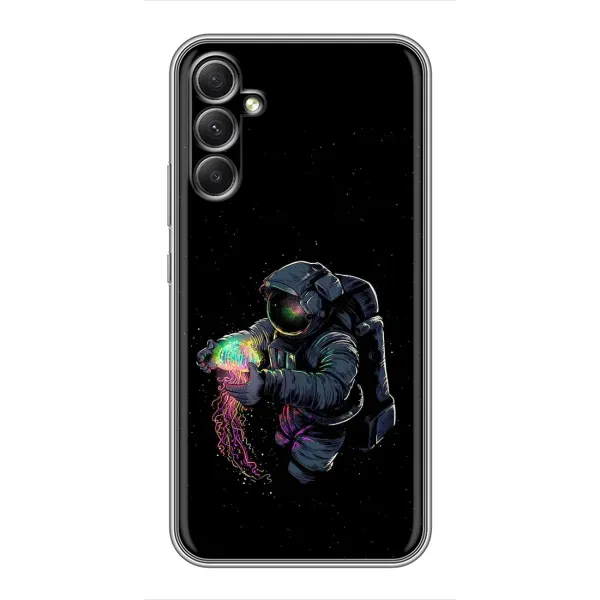 Чехол с рисунком «В руках земля» для Samsung Galaxy A34 Чехол с рисунком «В руках земля» для Samsung Galaxy A34