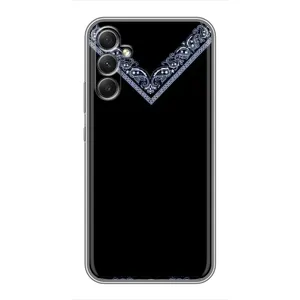 Силиконовый Чехол на Samsung Galaxy A34 (Воротник вышиванки)