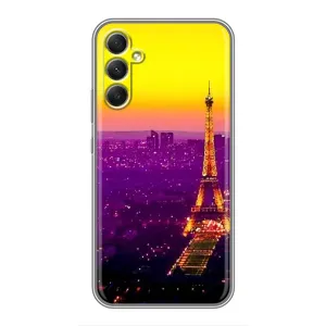 Чехол с Эйфелевой башней на Samsung Galaxy A34 (Яркая башня)