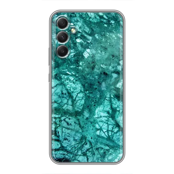 Чехол с рисунком «Зеленый мрамор» для Samsung Galaxy A34 Чехол с рисунком «Зеленый мрамор» для Samsung Galaxy A34