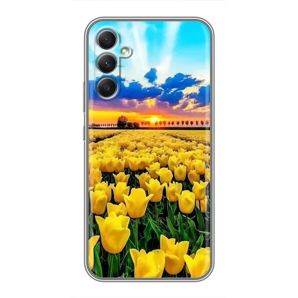 Чехол с рисунком «Желтые тюльпаны» для Samsung Galaxy A34 Чехол с рисунком «Желтые тюльпаны» для Samsung Galaxy A34