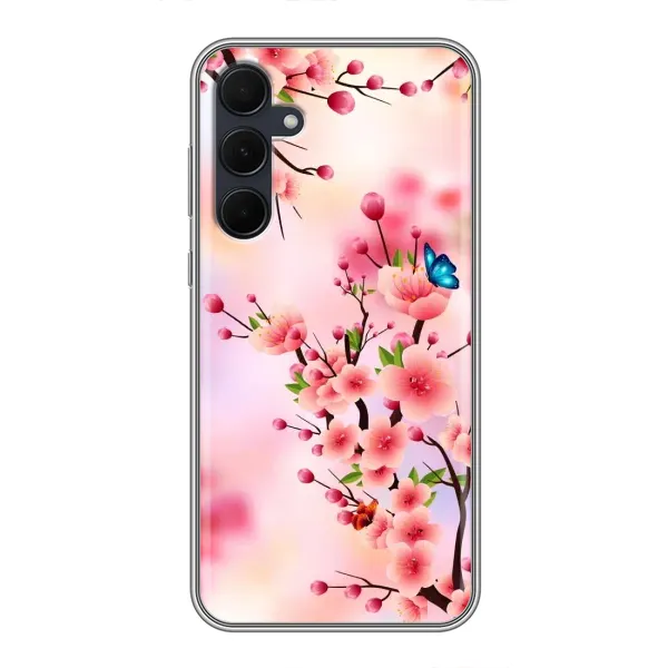 Чехол с рисунком «Бабочки на сакуре» для Samsung Galaxy A35 (5G) Чехол с рисунком «Бабочки на сакуре» для Samsung Galaxy A35 (5G)