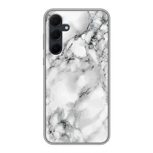Чехол с текстурой Мрамора на Самсунг Галакси А35 (5G) (Белый мрамор)
