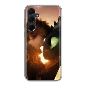 Чехол дракон Беззубик для Samsung Galaxy A35 (5G) (Беззубик и Иккинг)