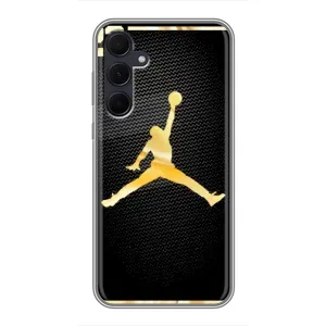 Силиконовый Чехол Nike Air Jordan на Самсунг Галакси А35 (5G) (Джордан 23)