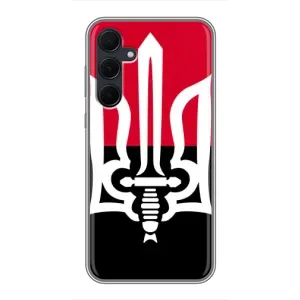 Чехлы УПА (Красно-Чёрный) на Samsung Galaxy A35 (5G) (Герб Украины)