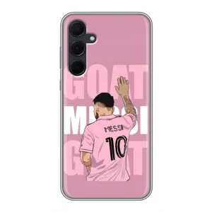Чехлы Лео Месси в Майами на Samsung Galaxy A35 (5G) (GOAT MESSI)