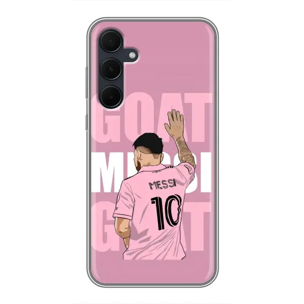 Чехол с рисунком «GOAT MESSI» для Samsung Galaxy A35 (5G) Чехол с рисунком «GOAT MESSI» для Samsung Galaxy A35 (5G)