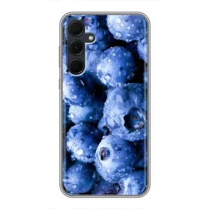 Чехол с изображением вкусной еды для Samsung Galaxy A35 (5G) (Голубика)