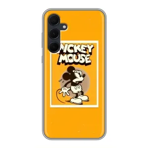 Чехлы с принтом Микки Маус на Samsung Galaxy A35 (5G) (Испуганный Микки)