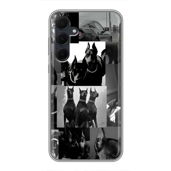 Чехол с рисунком «Коллаж Доберман» для Samsung Galaxy A35 (5G) Чехол с рисунком «Коллаж Доберман» для Samsung Galaxy A35 (5G)