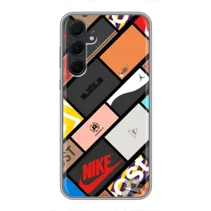 Чехол с Брендами одежды на Самсунг Галакси А35 (5G) (Коробки)