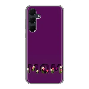 Чехлы на день мамы для Самсунг Галакси А35 (5G) (Мама с цветами)