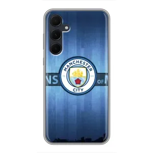 Силиконовые Чехлы принт Футбол на Samsung Galaxy A35 (5G) (ManCity)