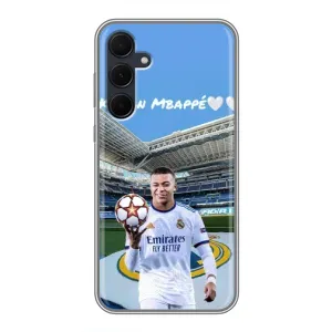 Чехол (TPU) с Футболистом на Samsung Galaxy A35 (5G) (Mbappe Real)