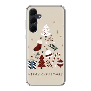 Чехол Санта Клаус для Samsung Galaxy A35 (5G) (Merry Christmas)