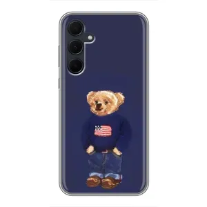 Чехлы Мишка Тедди для Самсунг Галакси А35 (5G) (Мишка USA)