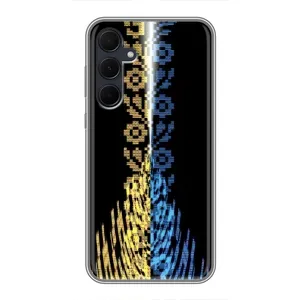 Силиконовый Чехол на Samsung Galaxy A35 (5G) (Патриотическая вышиванка)