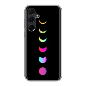 Чехол (ТПУ) с планетами на Samsung Galaxy A35 (5G) (Полнолуние)