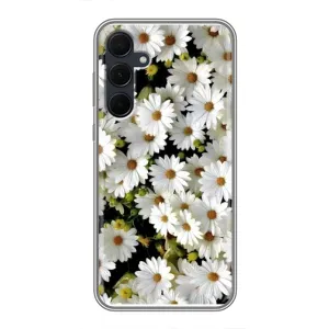 Чохол з ромашками на Samsung Galaxy A35 (5G) (Рамка в ромашках)
